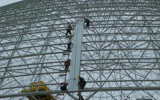 韩城网架装配好以后应当留神哪八项验收事件